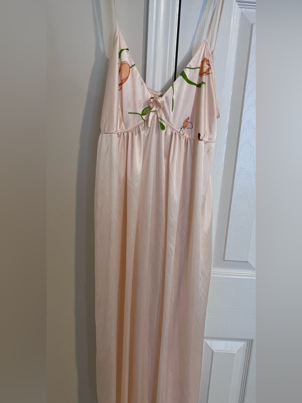 Midnight Soft Peach Nightgown Size 4X